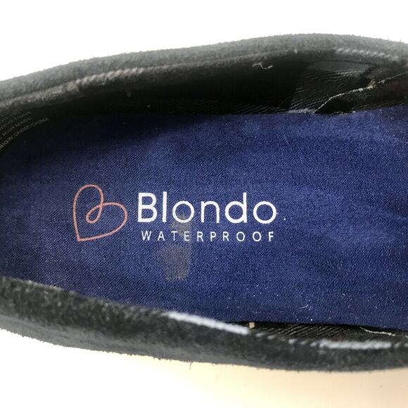 Blondo Waterproof Blue Suede Espadrille Flats‎ 6 - Picture 4 of 6